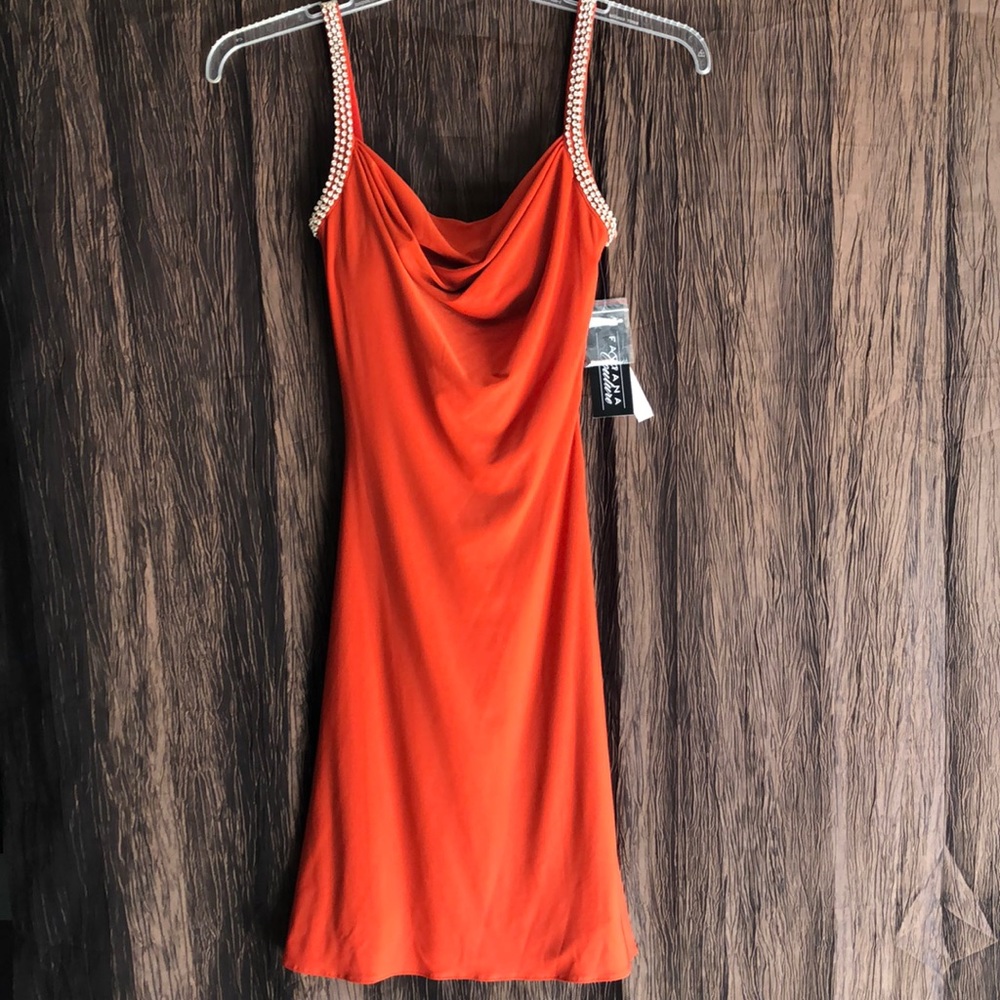 Faviana Couture fashion dress XS Medi length